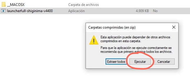 2 Executar ficheiro para instalar o Shiginima Minecraft Pc 2 Executar ficheiro para instalar o Shiginima Minecraft Pc