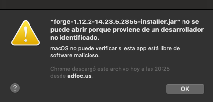 Forge 1 12 2 Mac Cannot Open Because It Comes From Forge 1 12 2 Mac Cannot Open Because It Comes From