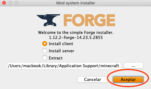 Instalar Forge 1 12 2 Mac