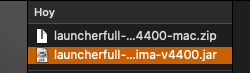 Launcherfull Shiginima JAR en Mac